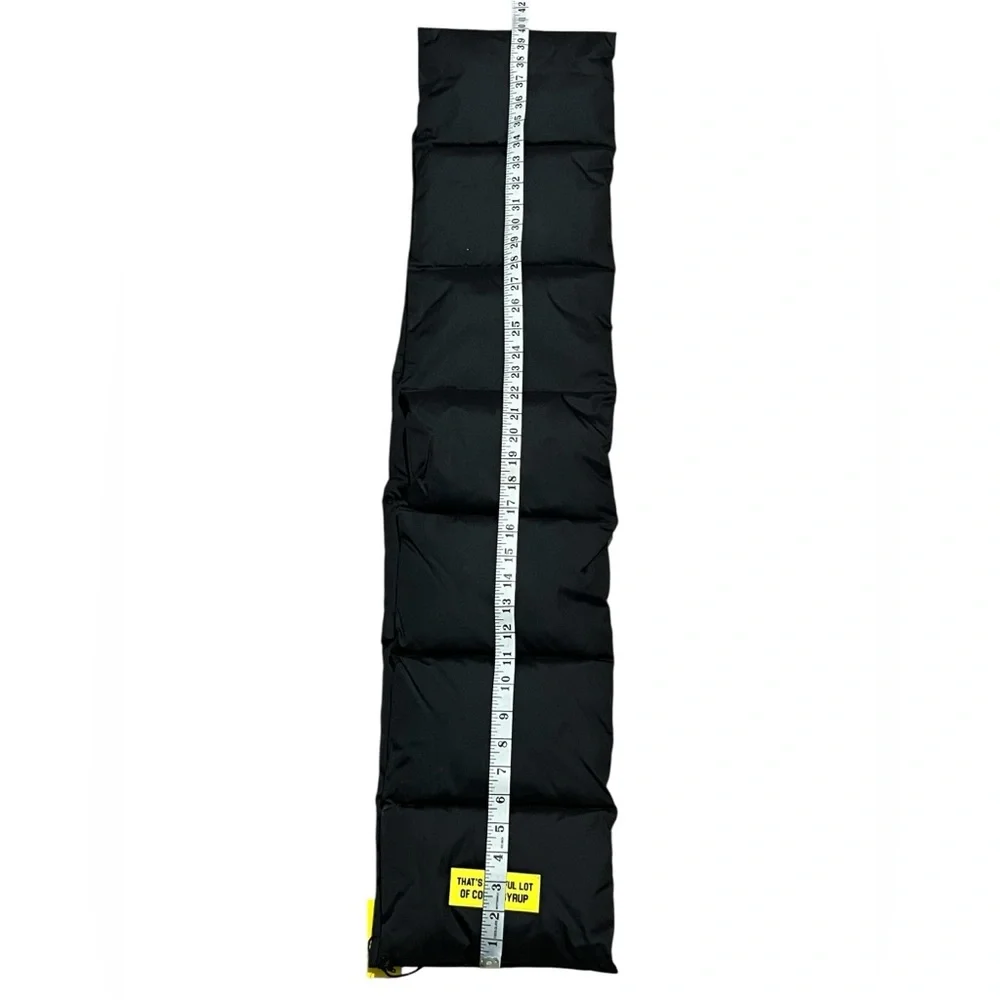 That's A Awful Lot Of‎ Cough Syrup Puffer Scarf Unisex Black NWT
